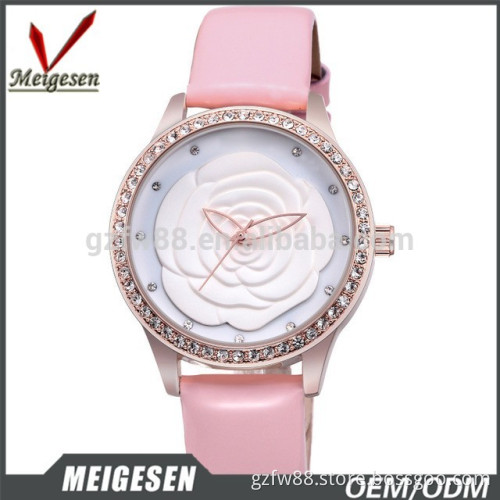 luxury ladies wrist watch OEM Japan movement leather strap women watch